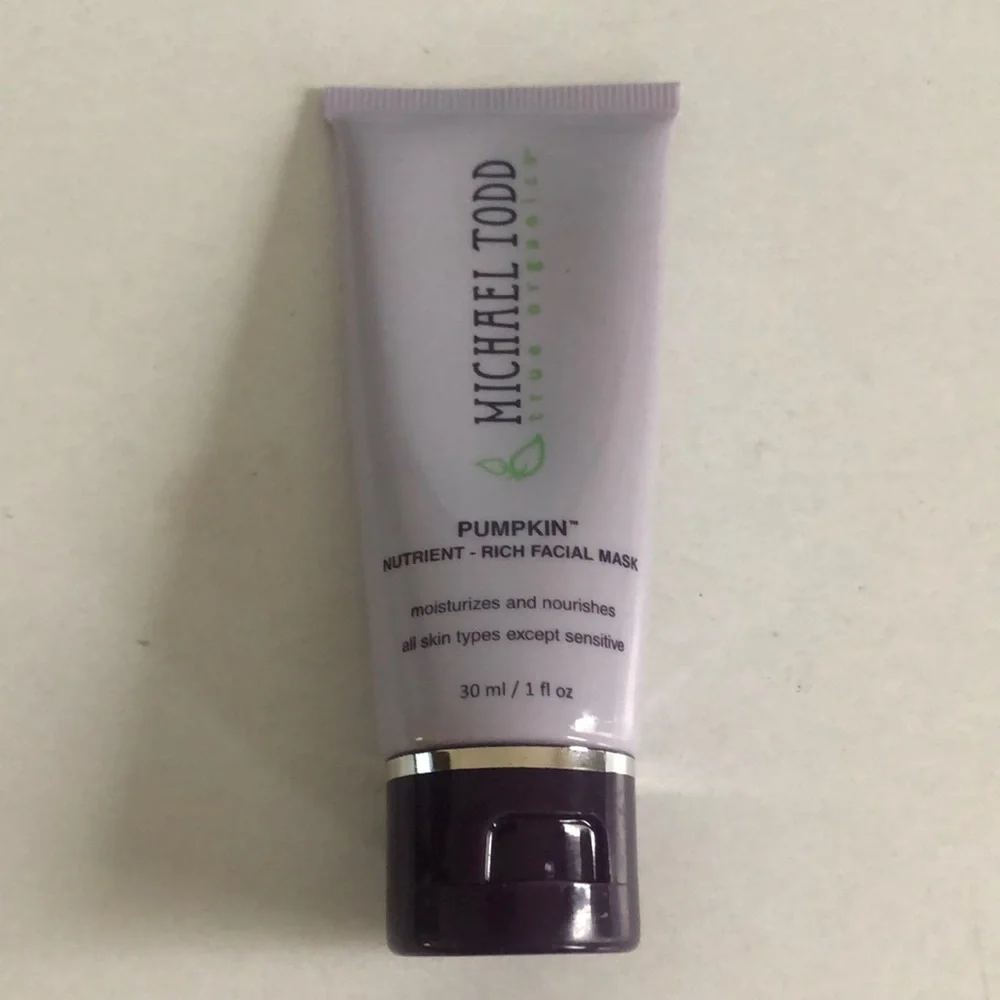 MICHAEL TODD COSMETICS 5p Pumpkin Face Mask 1oz 4 Serums Moisturizer Packets NWT